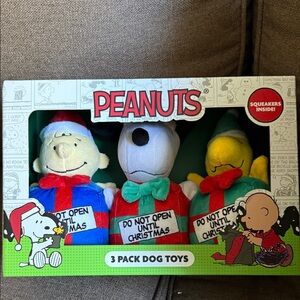 Set Of 3 Peanuts Woodstock Fetch For Pets Soft Clinker/Squeaky Toy 8.5”Dog Toy
